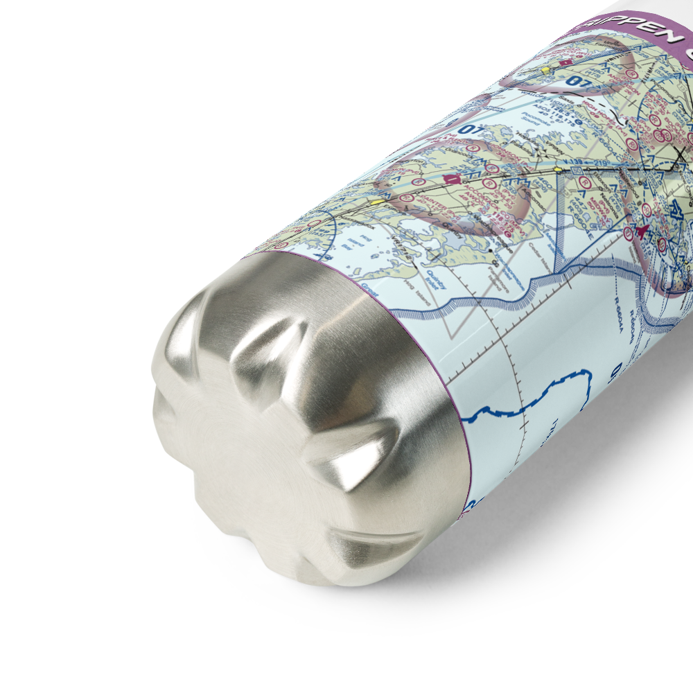 Crippen Creek Farm Airport (9VA3) VFR Sectional Water Bottle 