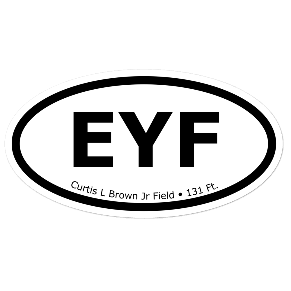 Curtis L Brown Jr Field (KEYF) Oval Sticker 