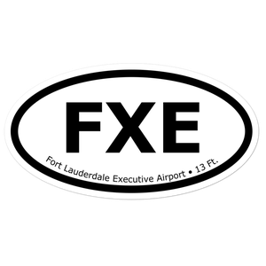Fort Lauderdale Executive Airport (KFXE) Oval Sticker