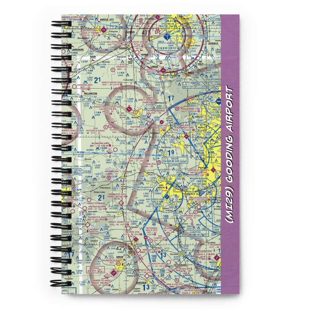 Gooding Airport (MI29) VFR Sectional Notebook 