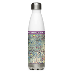 Simpson Airport (9W3) VFR Sectional Water Bottle