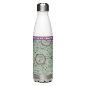 Kitty Hawk Estates Airport (9WI6) VFR Sectional Water Bottle