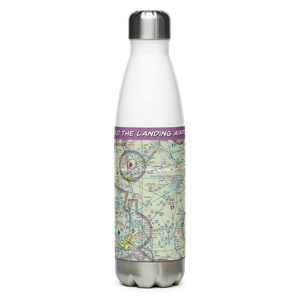 The Landing Airport (9XS1) VFR Sectional Water Bottle