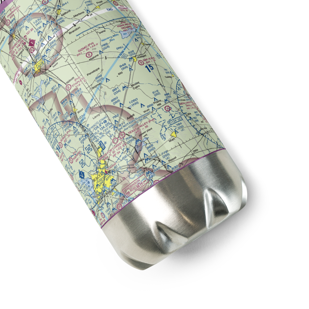 The Landing Airport (9XS1) VFR Sectional Water Bottle 