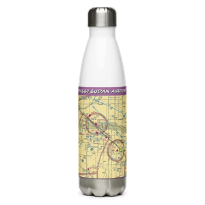Sudan Airport (9XS6) VFR Sectional Water Bottle