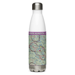 Barron Municipal Airport (9Y7) VFR Sectional Water Bottle