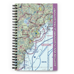 Scottow Bog Flightpark Ultralightport (ME66) VFR Sectional Notebook
