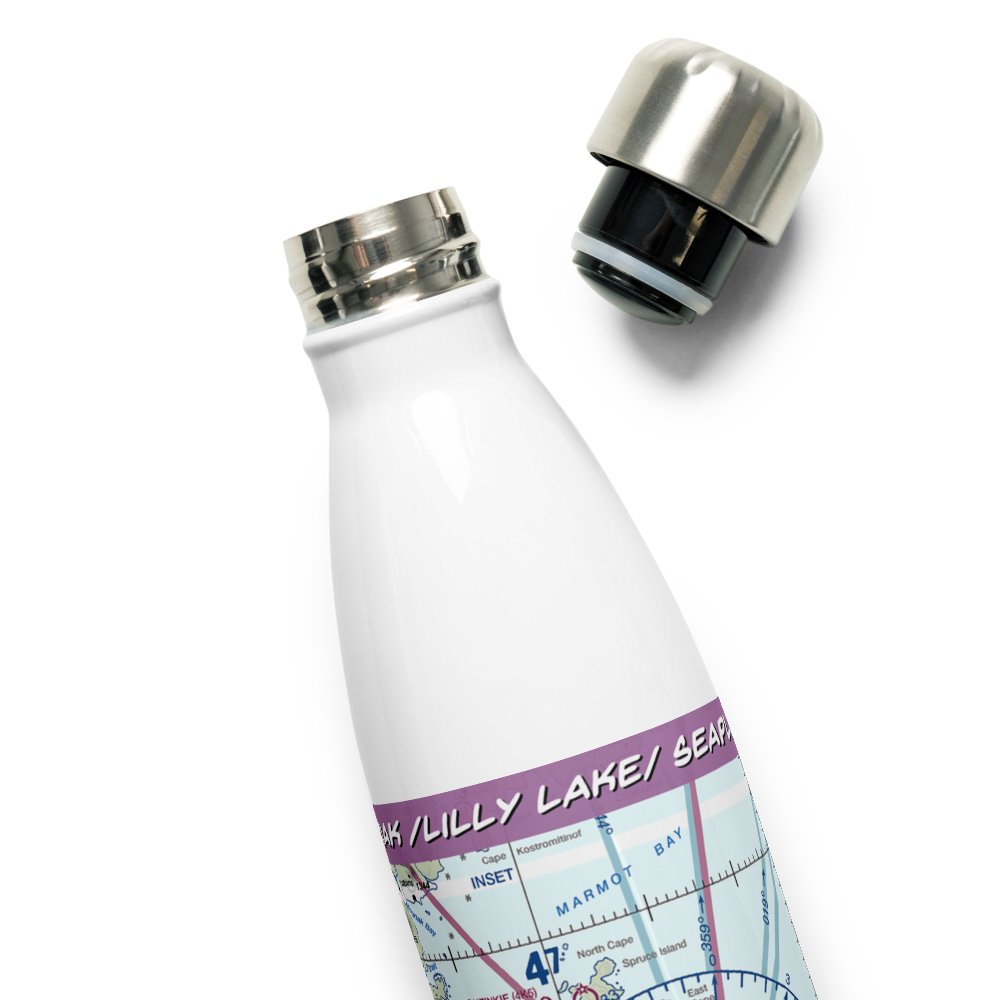 Kodiak /Lilly Lake/ Seaplane Base (9Z3) VFR Sectional Water Bottle 
