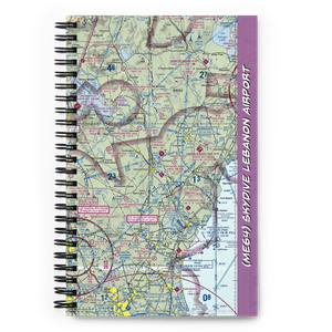 Skydive Lebanon Airport (ME64) VFR Sectional Notebook