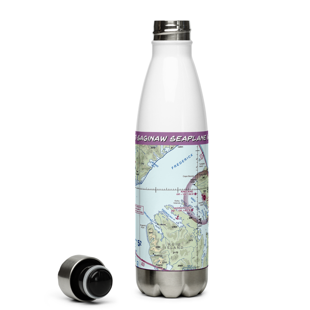 Saginaw Seaplane Base (A23) VFR Sectional Water Bottle 