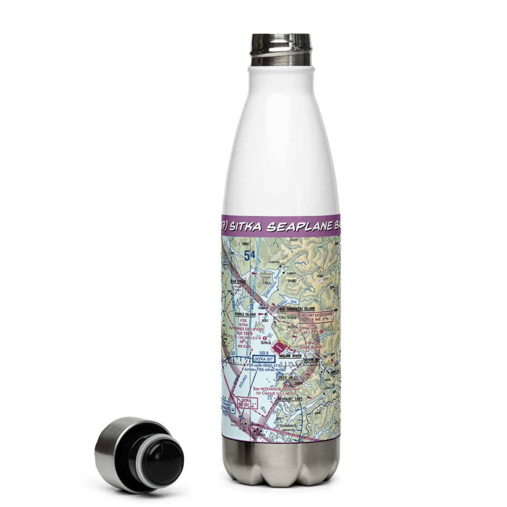 Sitka Seaplane Base (A29) VFR Sectional Water Bottle 