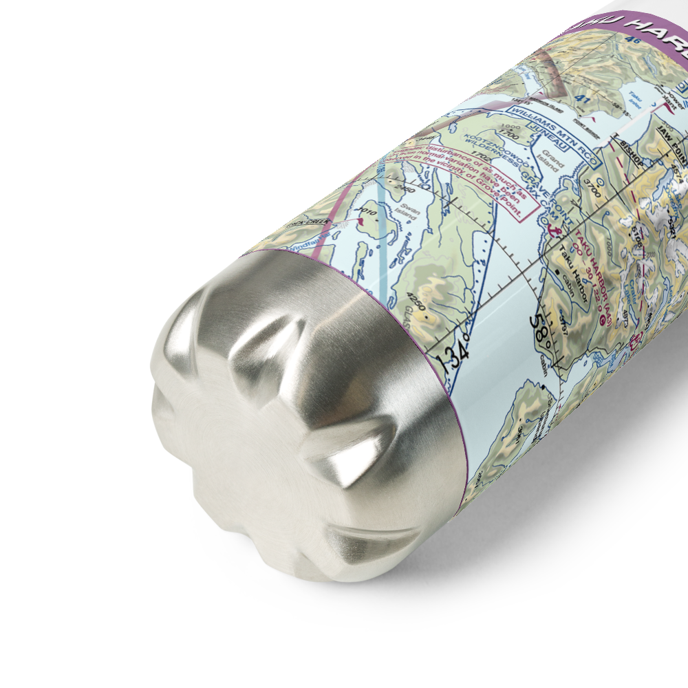 Taku Harbor Seaplane Base (A43) VFR Sectional Water Bottle 