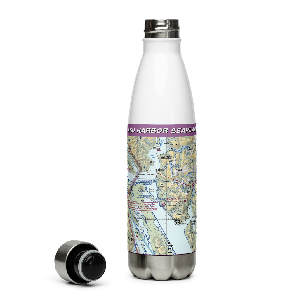 Taku Harbor Seaplane Base (A43) VFR Sectional Water Bottle 
