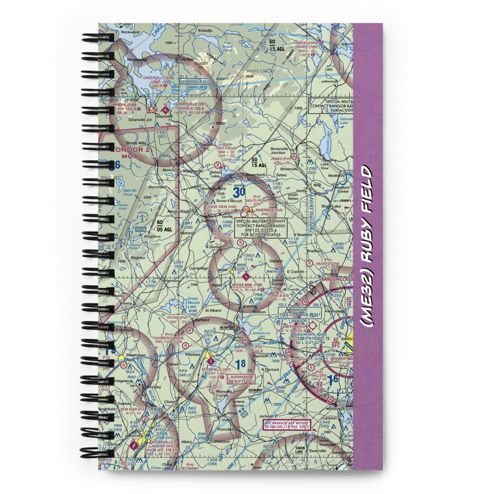 Ruby Field (ME32) VFR Sectional Notebook 