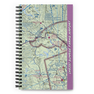 Sunrise Farms Airport (ME25) VFR Sectional Notebook