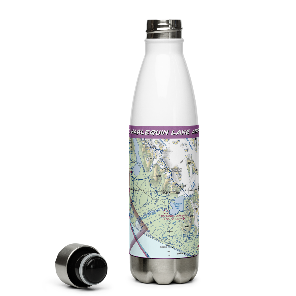 Harlequin Lake Airport (A67) VFR Sectional Water Bottle 