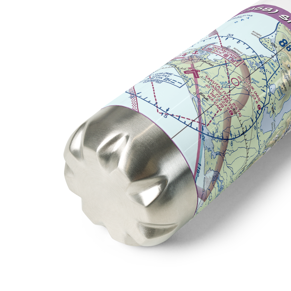 Situk Airport (A68) VFR Sectional Water Bottle 
