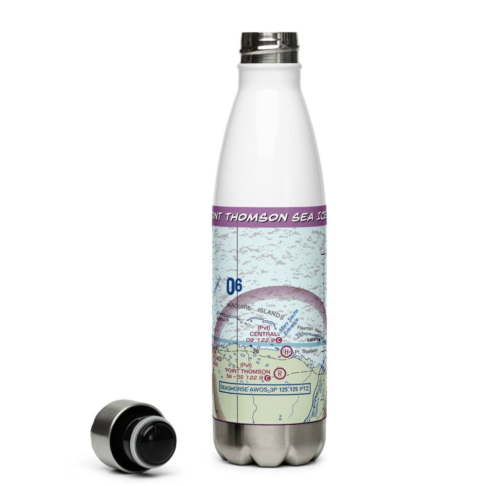 Point Thomson Sea Ice Airstrip (AA50) VFR Sectional Water Bottle 
