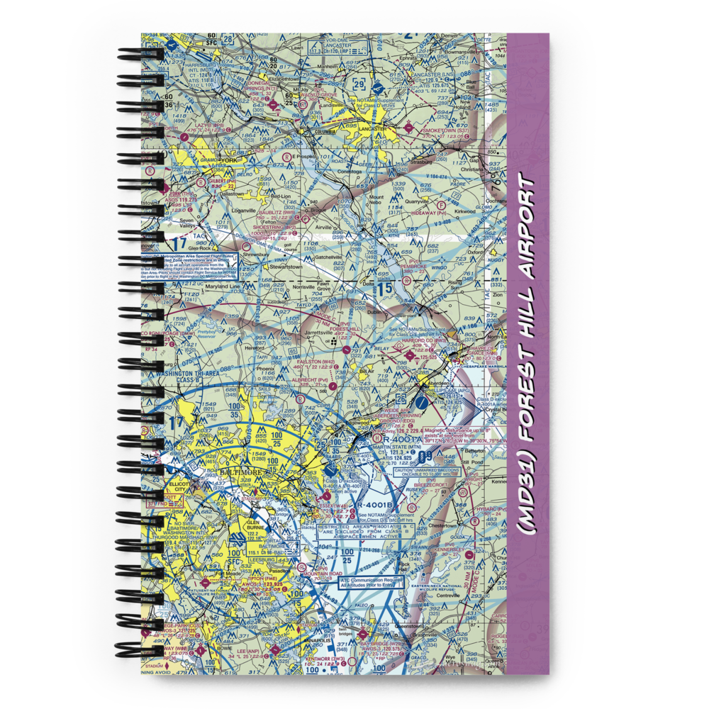 Forest Hill Airport (MD31) VFR Sectional Notebook 