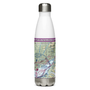 Glacierview Strip (AK17) VFR Sectional Water Bottle