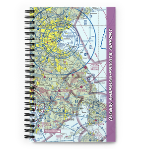 Sherman-Private Airport (MA63) VFR Sectional Notebook