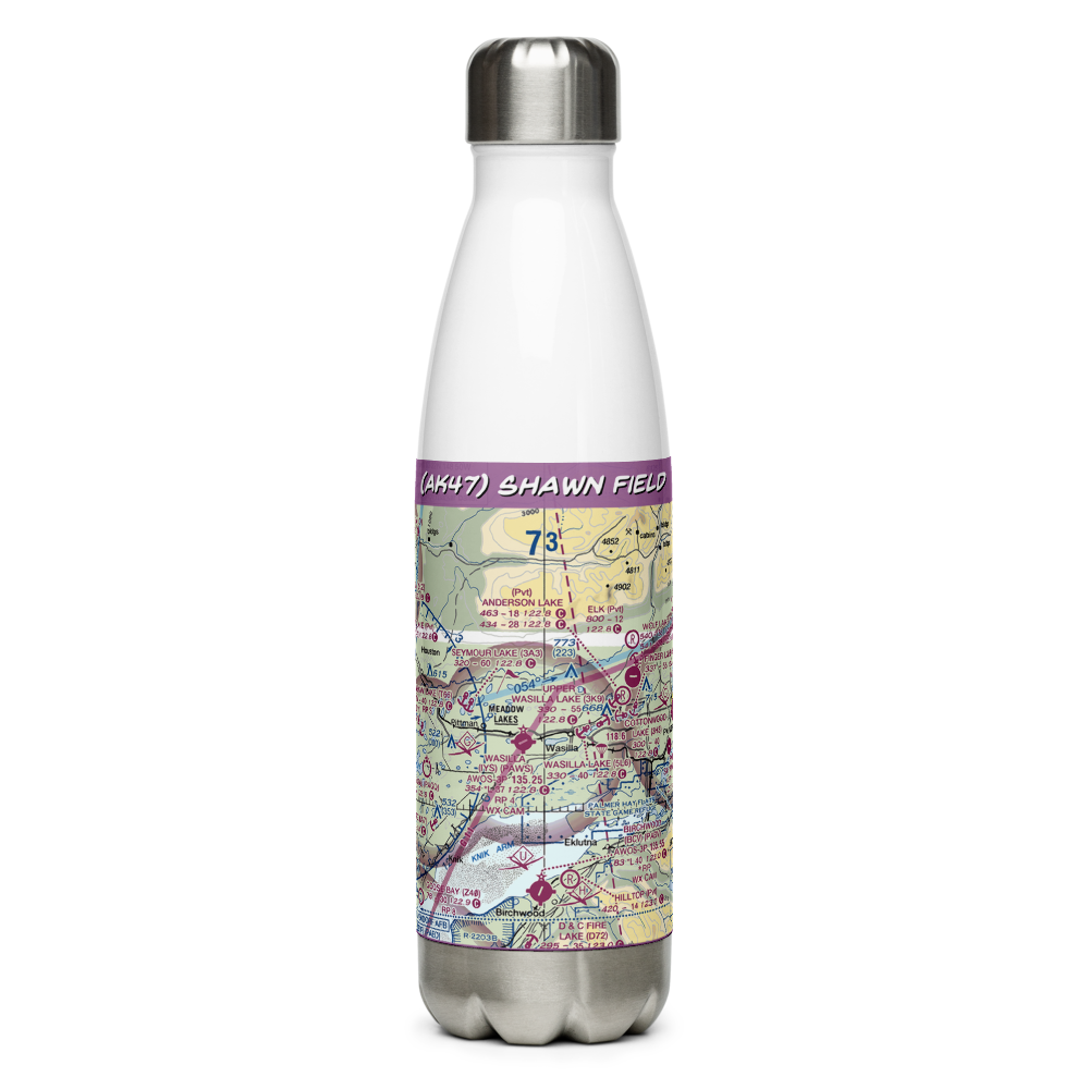 Shawn Field (AK47) VFR Sectional Water Bottle 