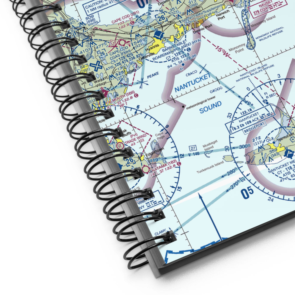 Long Pond Seaplane Base (MA25) VFR Sectional Notebook 