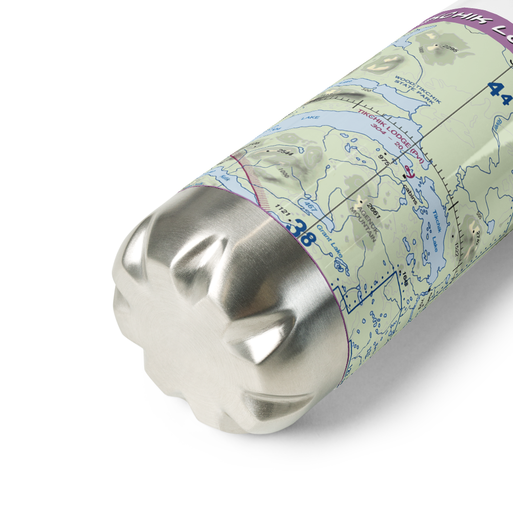 Tikchik Lodge Seaplane Base (AK56) VFR Sectional Water Bottle 