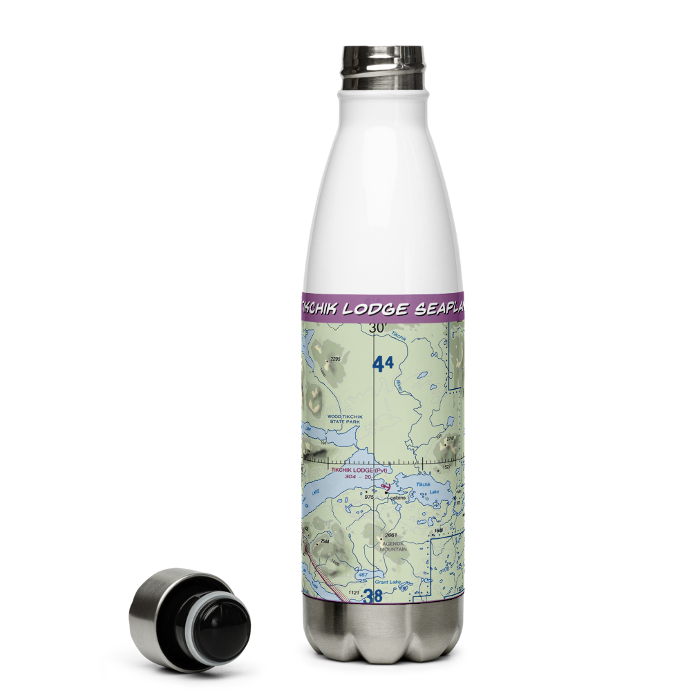 Tikchik Lodge Seaplane Base (AK56) VFR Sectional Water Bottle 