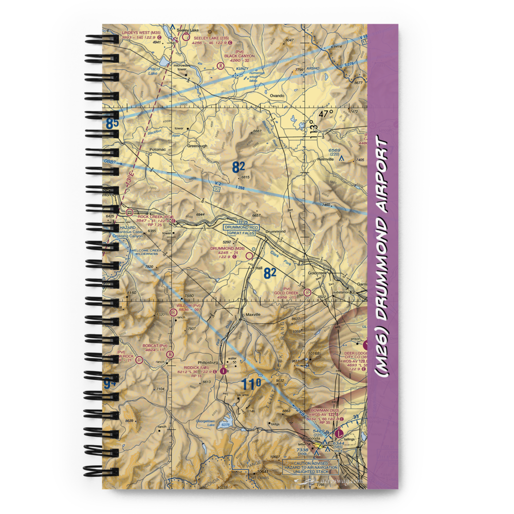 Drummond Airport (M26) VFR Sectional Notebook 