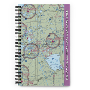Mal's Serpent Lake Seaplane Base (M14) VFR Sectional Notebook