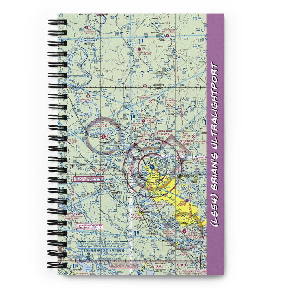 Brian's Ultralightport (LS54) VFR Sectional Notebook 