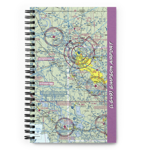 Simpson Airport (LS49) VFR Sectional Notebook