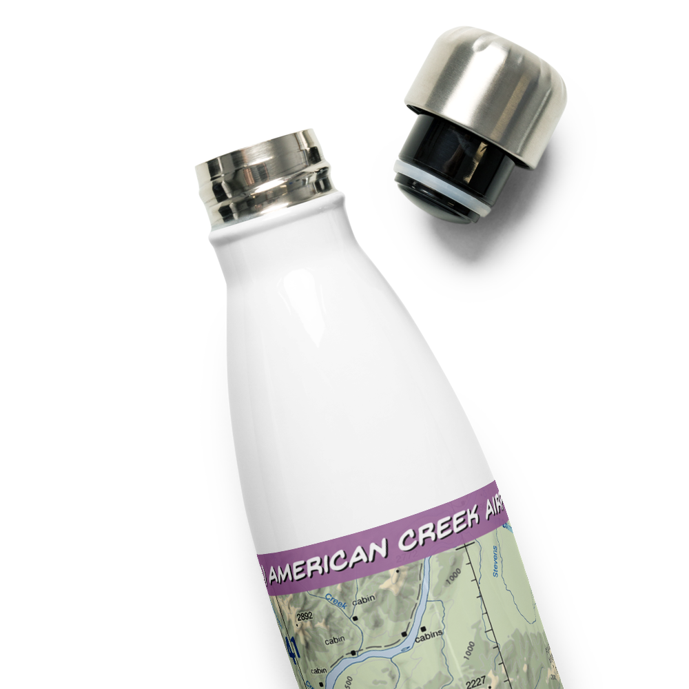 American Creek Airport (80A) VFR Sectional Water Bottle 