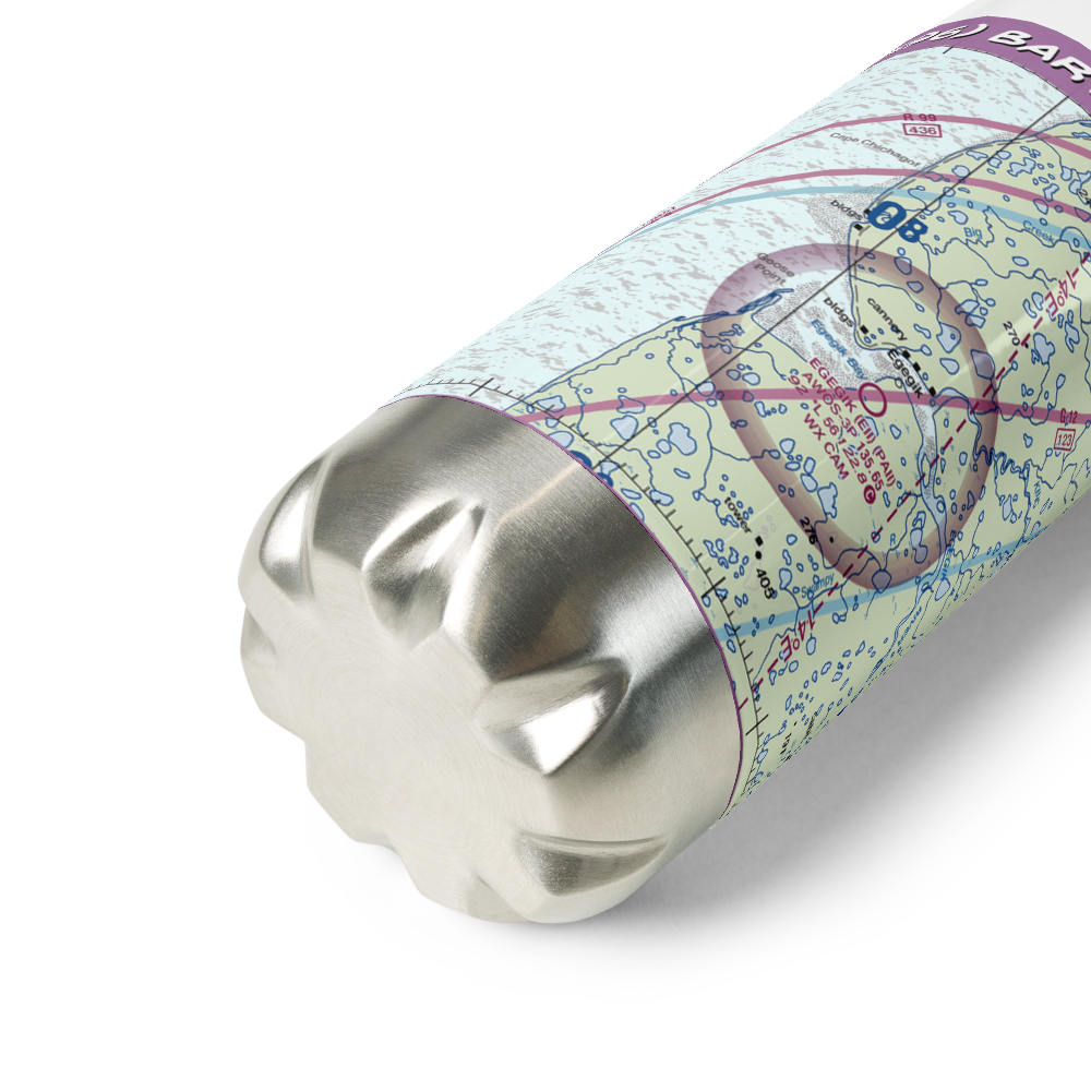 Bartletts Airport (AK96) VFR Sectional Water Bottle 