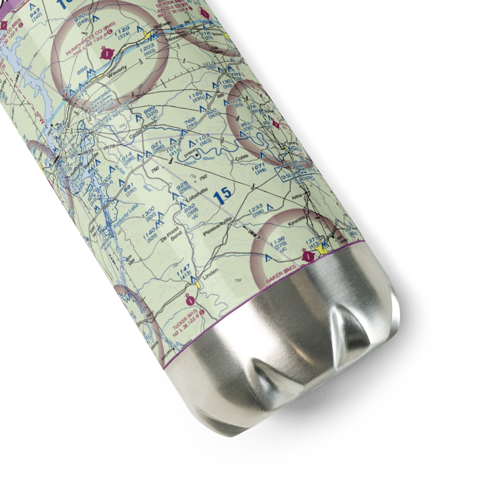 Strickland/Smalley Field (AL03) VFR Sectional Water Bottle 