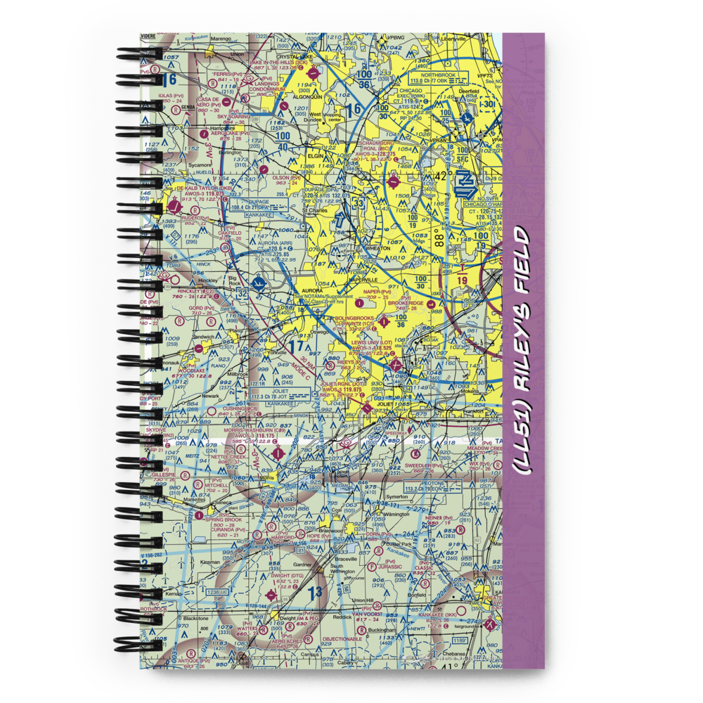 Riley's Field (LL51) VFR Sectional Notebook 