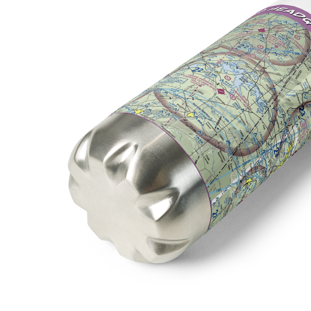 Headquarters Airport (AL27) VFR Sectional Water Bottle 