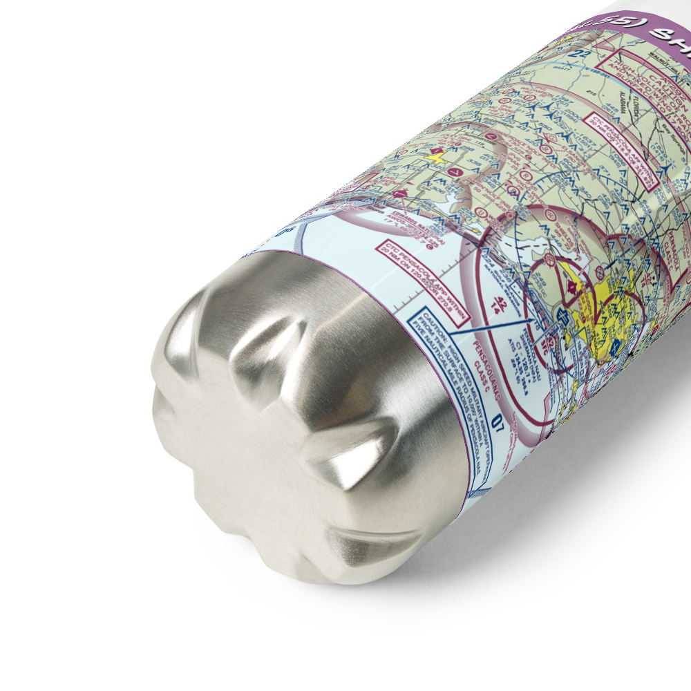 Shields Airport (AL55) VFR Sectional Water Bottle 