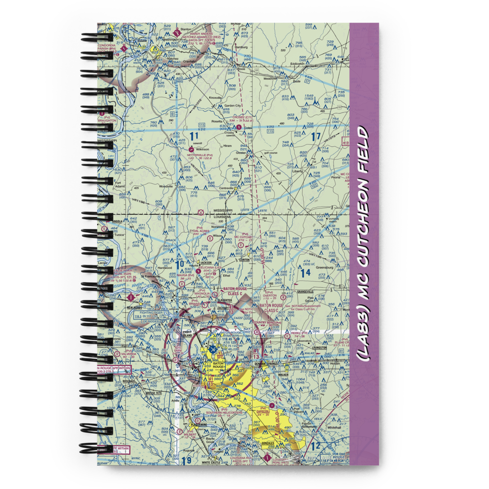 Mc Cutcheon Field (LA83) VFR Sectional Notebook 