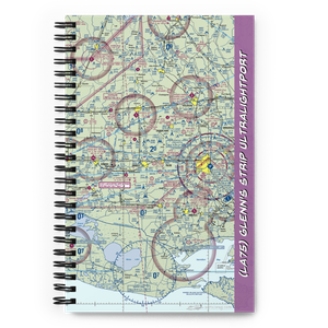 Glenn's Strip Ultralightport (LA75) VFR Sectional Notebook