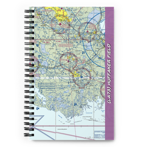 Huffaker Field (LA73) VFR Sectional Notebook
