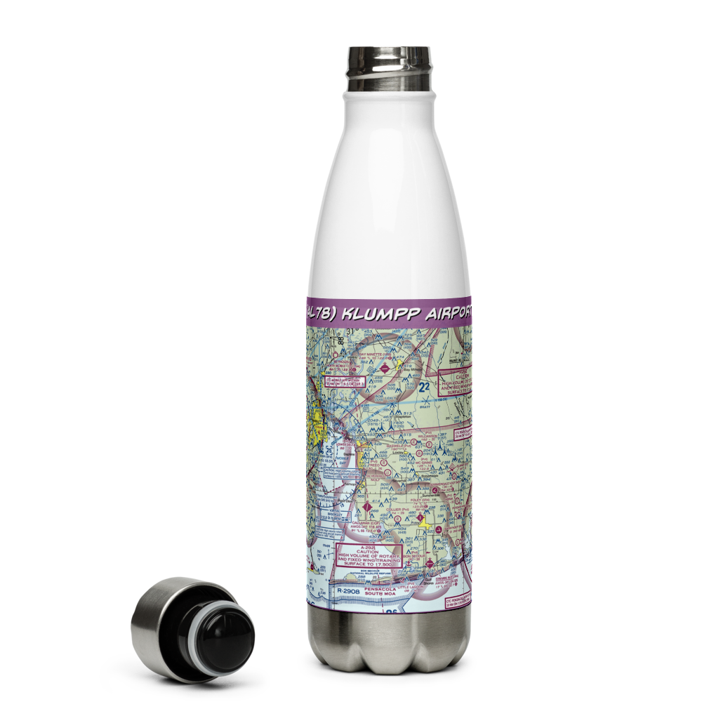 Klumpp Airport (AL78) VFR Sectional Water Bottle 