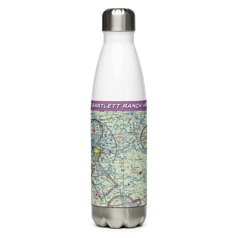 Bartlett Ranch Airport (AL79) VFR Sectional Water Bottle 