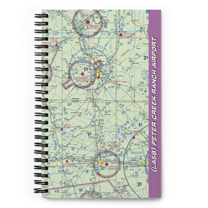 Peter Creek Ranch Airport (LA58) VFR Sectional Notebook