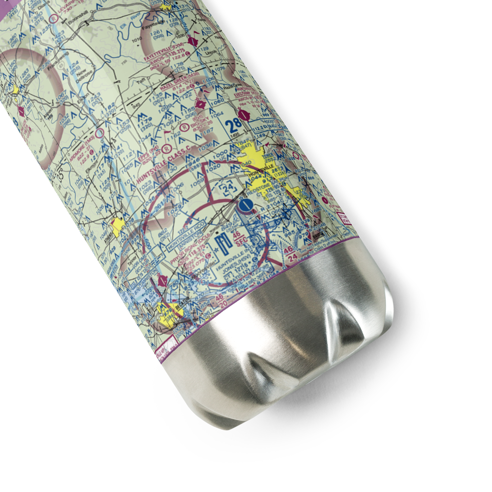 Big Sky Airport (AL93) VFR Sectional Water Bottle 