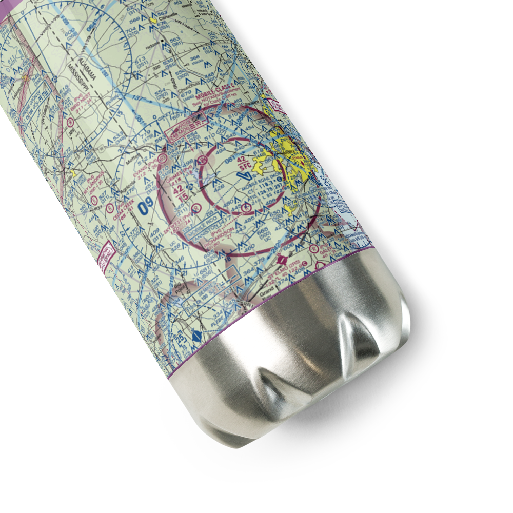 Evans Field (AL94) VFR Sectional Water Bottle 