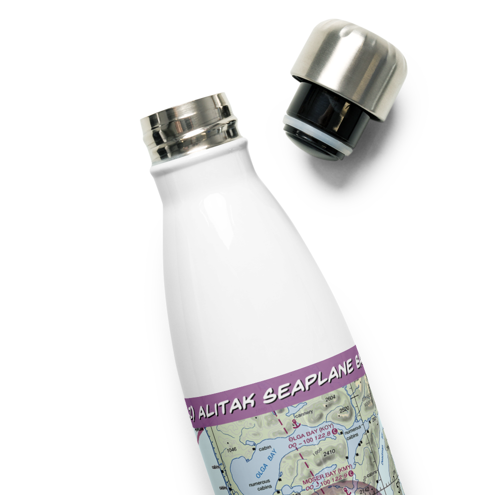 Alitak Seaplane Base (ALZ) VFR Sectional Water Bottle 