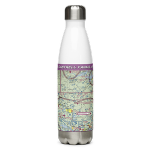 Cantrell Farms Airport (AR06) VFR Sectional Water Bottle