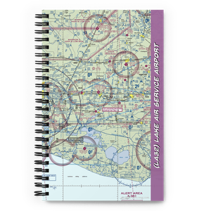 Lake Air Service Airport (LA32) VFR Sectional Notebook